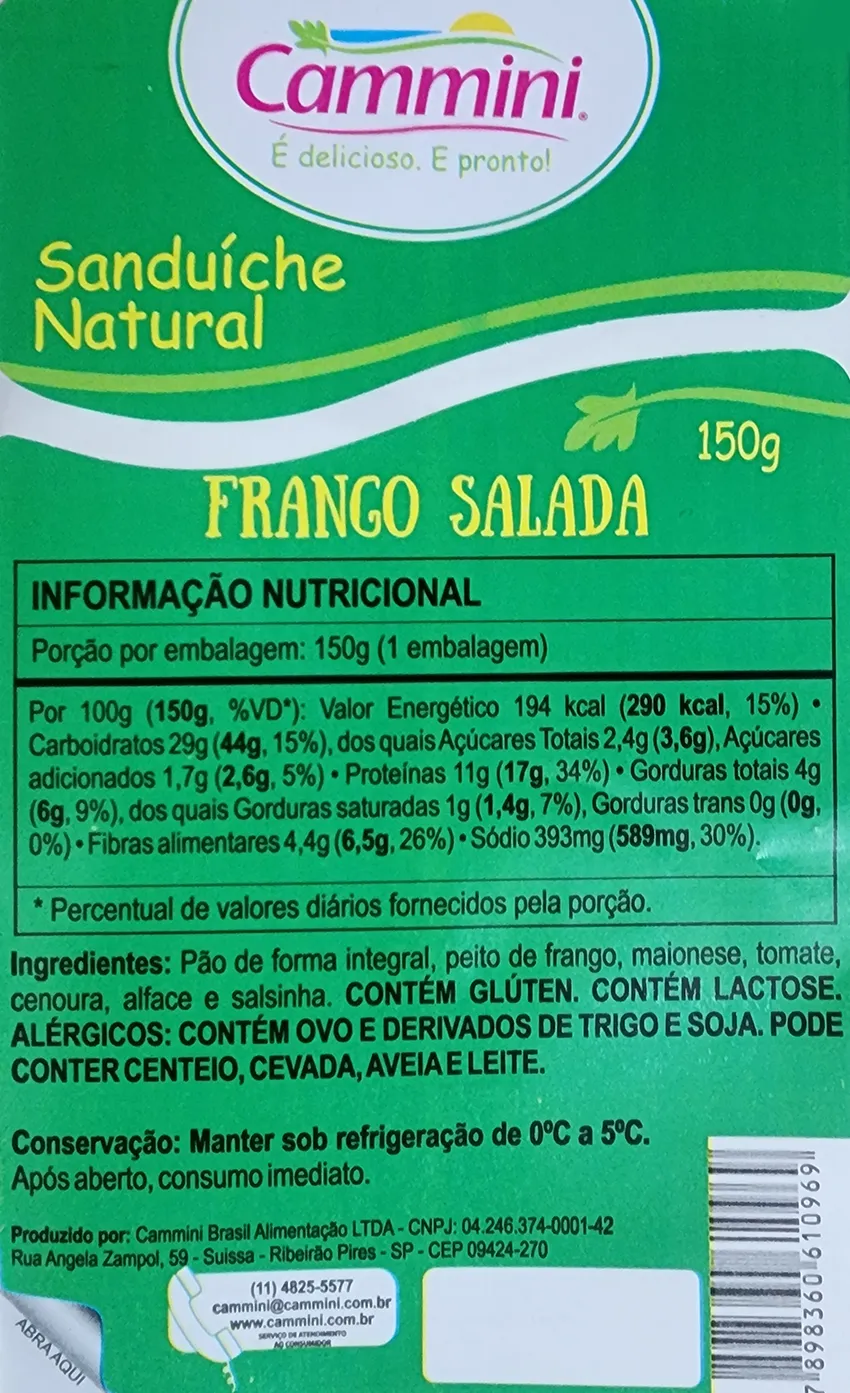 Lanche Natural Cammini